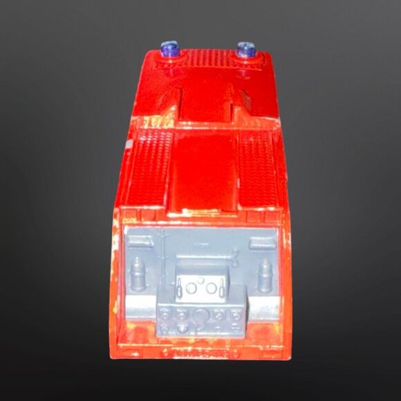 Vintage 1969 Lesney Matchbox Merryweather Fire Engine No.35 Red United Kingdom - Picture 5 of 9